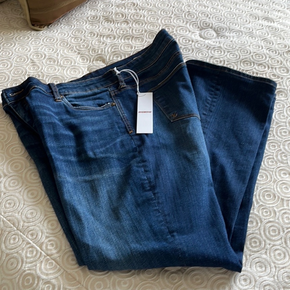 Never worn baby boot cut Hudson jeans